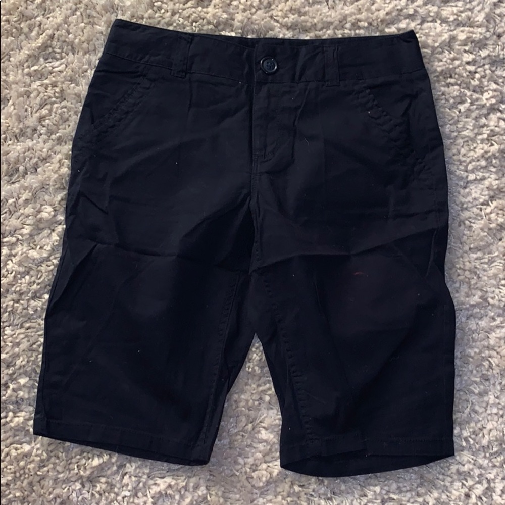 GAP jean biker shorts